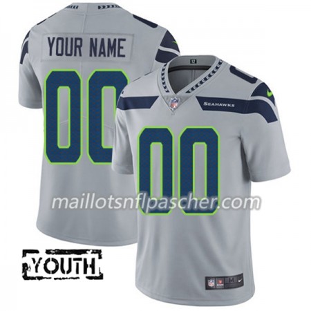 Maillot Seattle Seahawks Custom Navy Gris - Enfant Maillot Seattle Seahawks Custom Navy Gris - Enfant